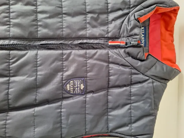 Chaleco Kilarny - Azul y Rojo