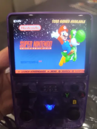 Console R36S Retro Gaming Viola