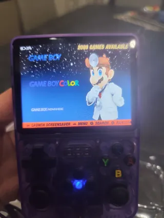 Console R36S Retro Gaming Viola