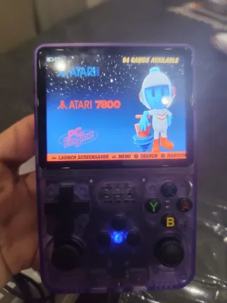 Console R36S Retro Gaming Viola