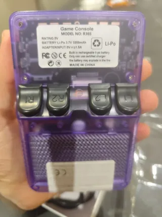 Console R36S Retro Gaming Viola