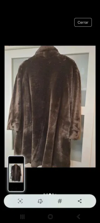 Abrigo pelo El Corte Inglés