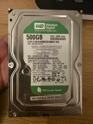 Hard disk Sata 500Gb 7200rpm 3.5" HDD
