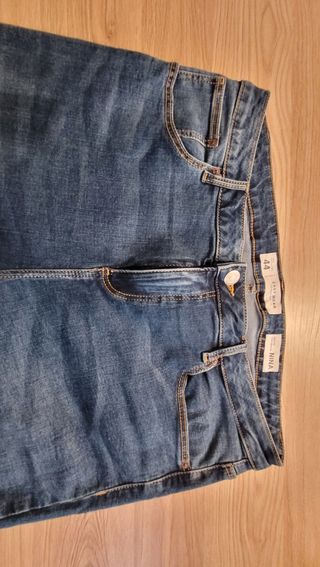 Pantalón vaquero recto mujer talla 44, como nuevo
