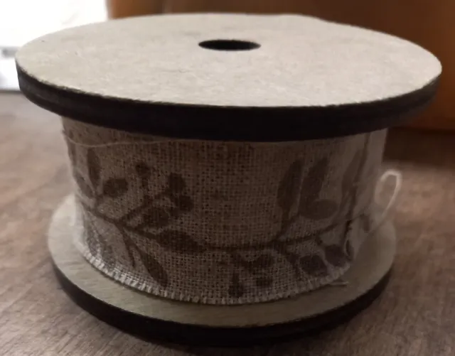 Cinta de tela con estampado floral