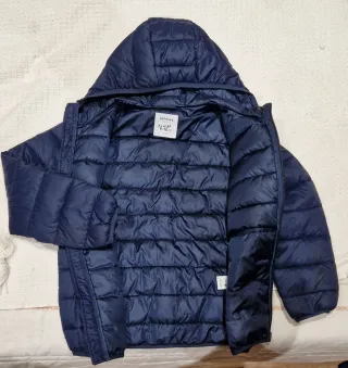 Plumas niño 9-10 años azul