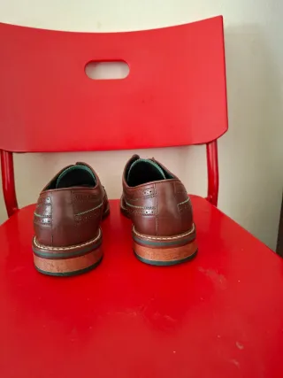 Zapatos Oxford Massimo Dutti Marrones