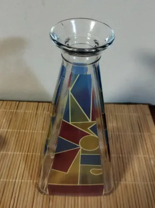 Bottiglia vintage decorata