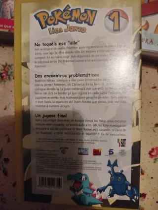 VHS Pokémon Liga Johto 1 (Español)