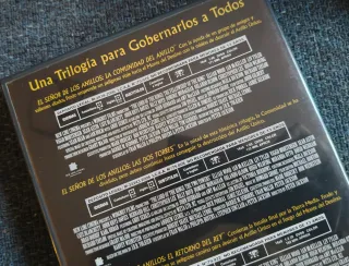 El Señor de los Anillos Trilogía DVD