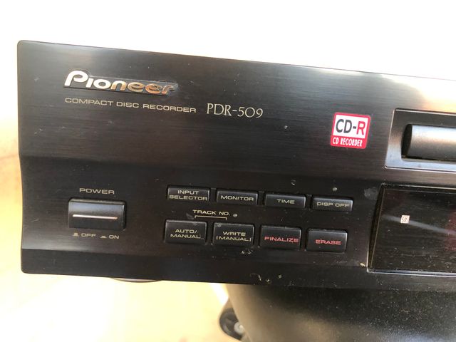 Grabadora CD PIONEER PDR-509 Negra