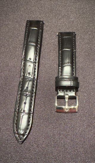 Correa de reloj 18 mm negra