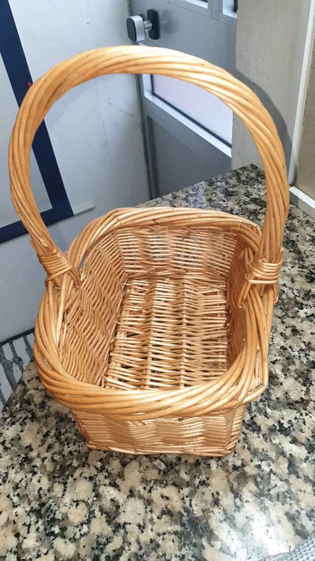 Cesto de Vime com Asa