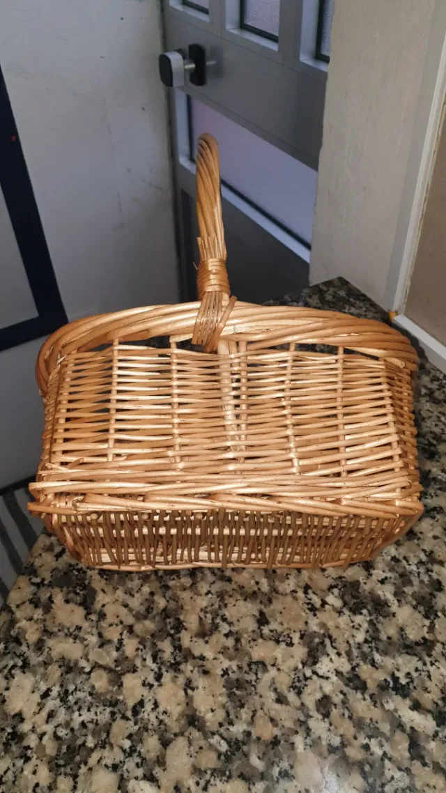 Cesto de Vime com Asa