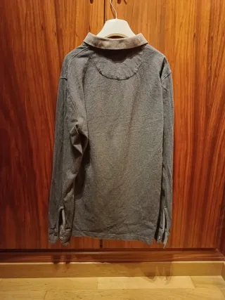 Polo Massimo Dutti Gris Talla S