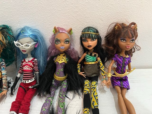 Muñecas Monster High (sin la azul)