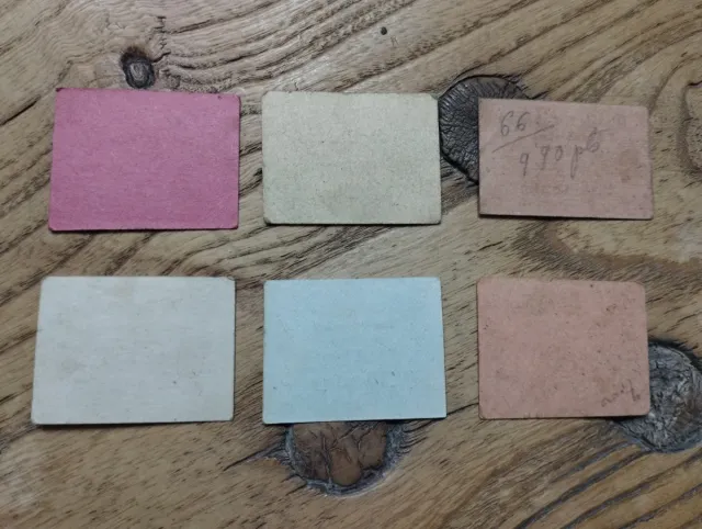 Lote de 6 vales de la Guerra Civil. Guadalajara.