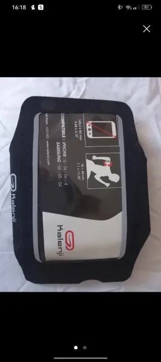 Custodia per cellulare Kalenji da corsa compatibile iPhone/Samsung