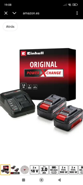 Einhell Power X-Change Batería y Cargador