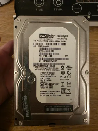 Hard disk 320GB SATA 7200rpm HDD 3.5"