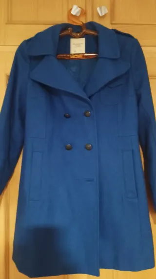 Abrigo azul Pull&Bear