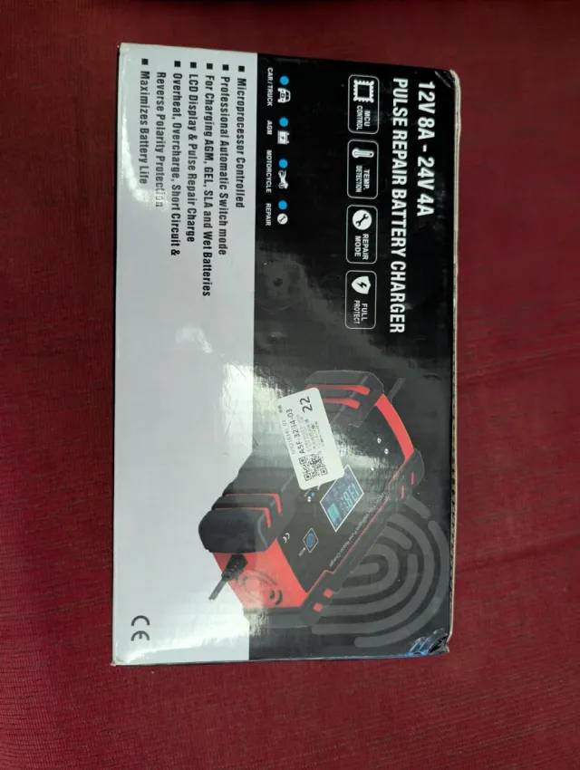 Cargador Batería Coche 12V/24V