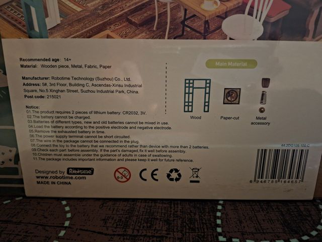 Casa Miniatura DIY Rolife Simons Coffee