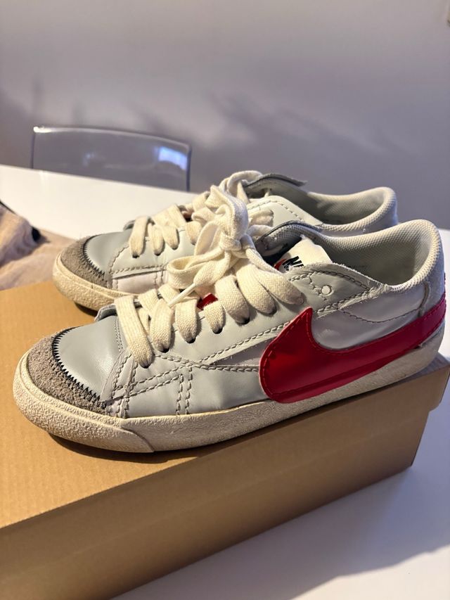 Zapatillas Nike Talla 43 Gris/Rojo