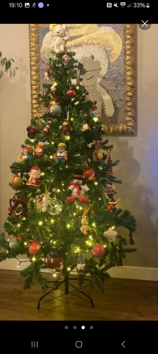 Árbol de Navidad decorado