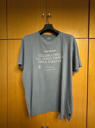 Camiseta Estampada Scalpers Azul Talla 4XL