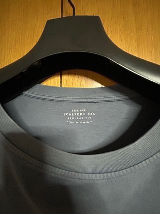 Camiseta Estampada Scalpers Azul Talla 4XL