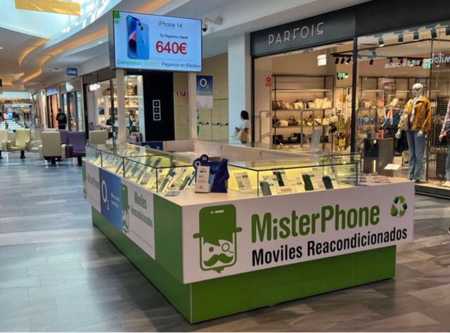 Isleta comercial con cerradura