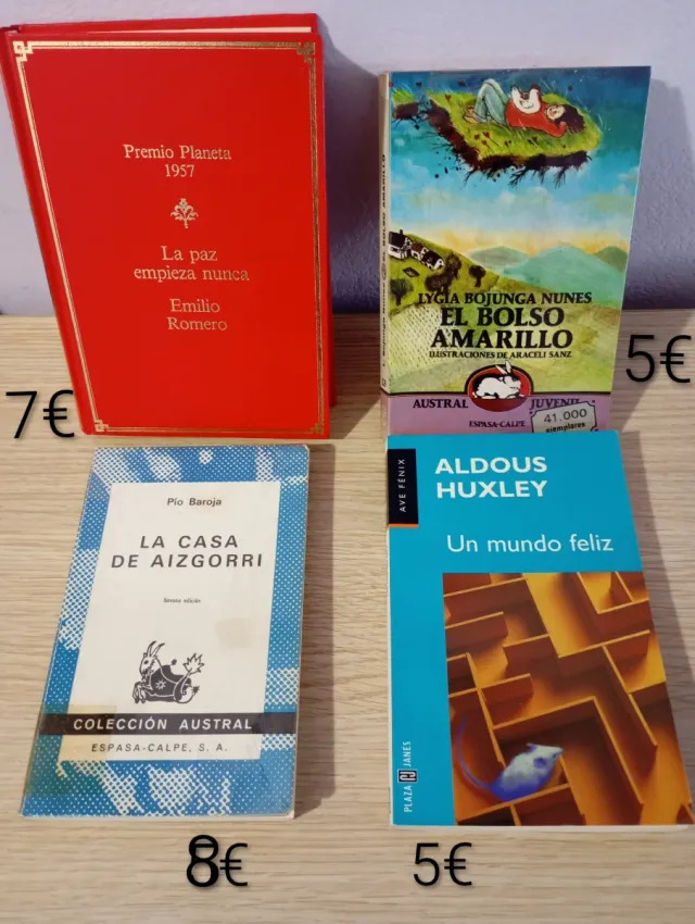 Libros diversos,novela,etc.,desde 2€