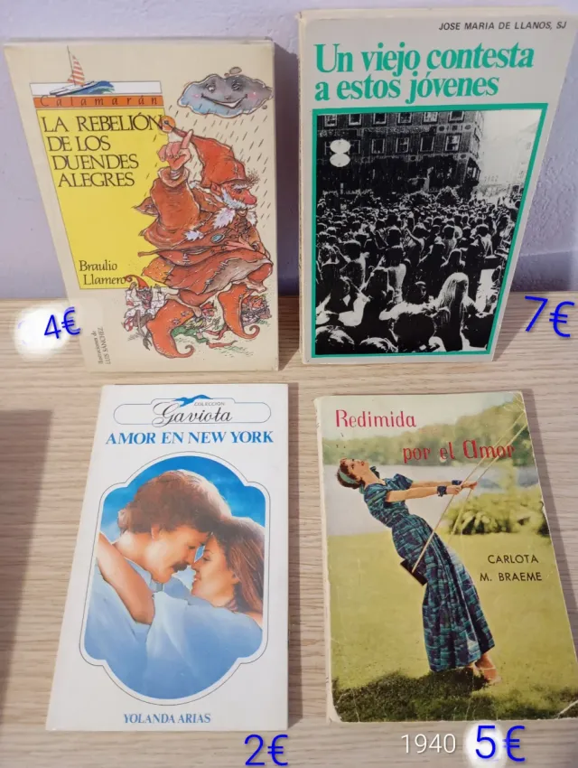 Libros diversos,novela,etc.,desde 2€