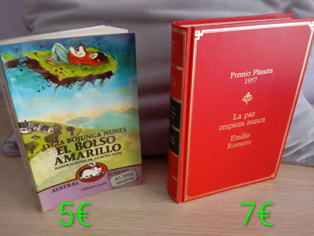 Libros diversos,novela,etc.,desde 2€