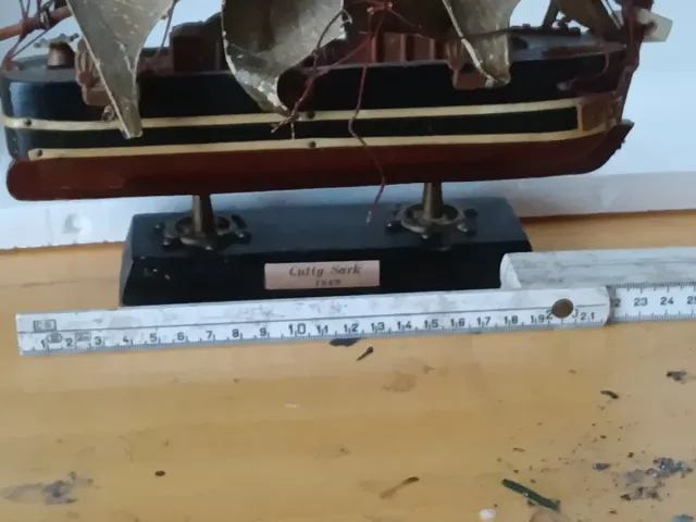 Modellino veliero in legno