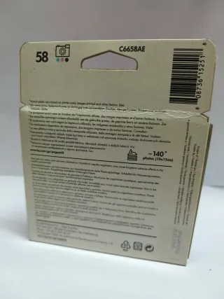 Cartucho HP 58 Photo