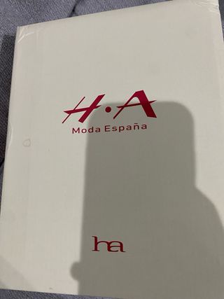 Sandalias H.A. doradas cuña esparto sin estrenar