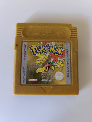 Pokemon Oro Game Boy DMG-AAUS-ESP