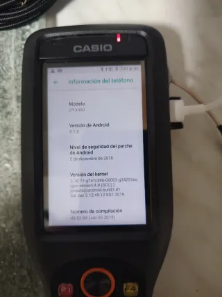 Escaner Casio DT-X400 Computadora Móvil Resistente