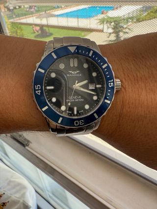 Reloj Sandoz Diver Azul y Plateado