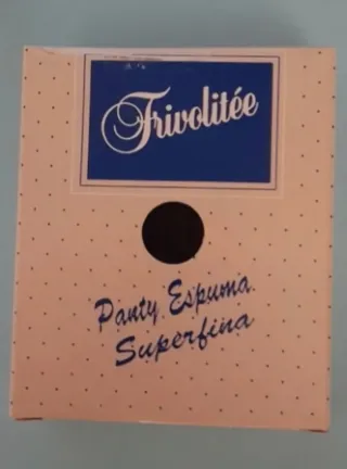 12 Pantys Trivolitée Negros Talla M