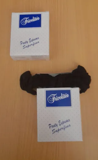 12 Pantys Trivolitée Negros Talla M