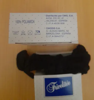 12 Pantys Trivolitée Negros Talla M