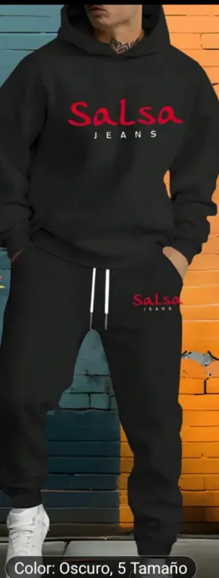 Conjunto Chándal Salsa Jeans Negro