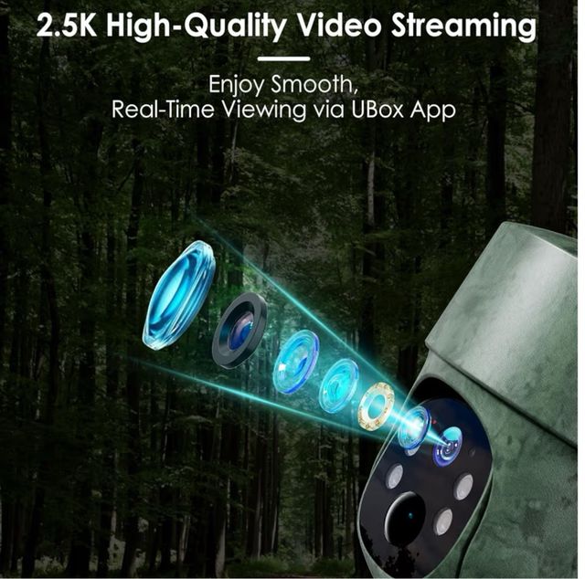 Cámara Caza Solar WiFi Antena