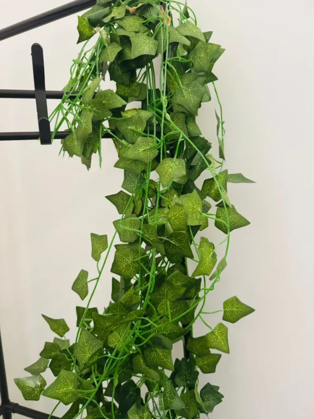 20 Hojas Hiedra Artificial Verde
