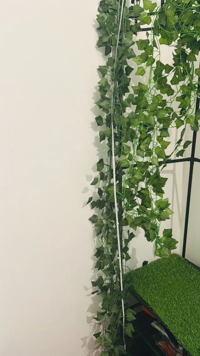 20 Hojas Hiedra Artificial Verde