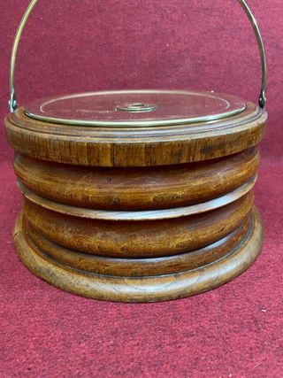 Calentador de pies antiguo de carruaje siglo XIX