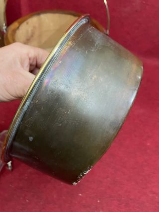 Calentador de pies antiguo de carruaje siglo XIX